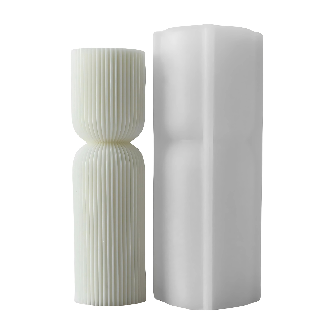 2 DIY Silikon Kerzenformen