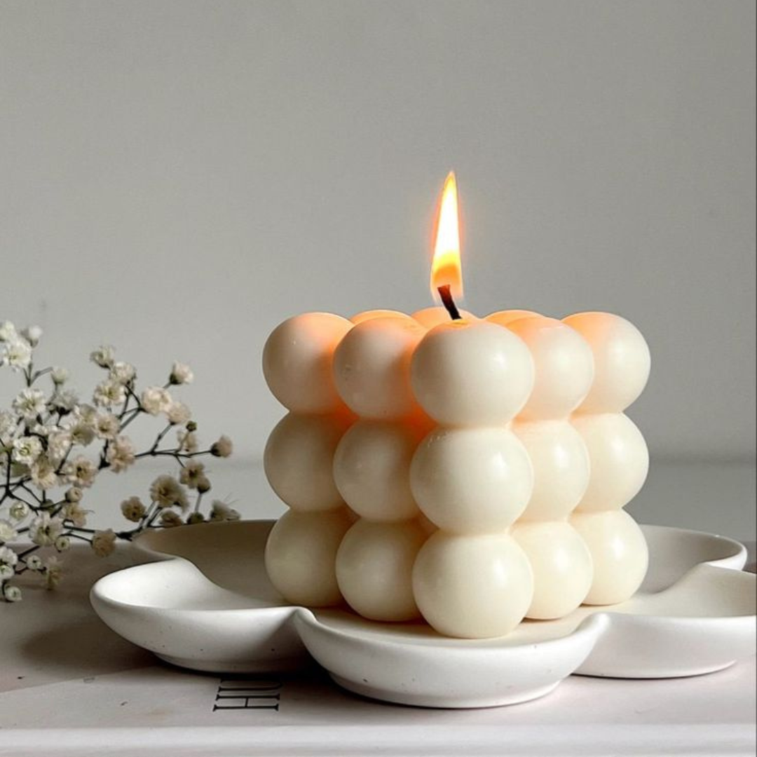 Bubble Cube Aroma Scented Candle