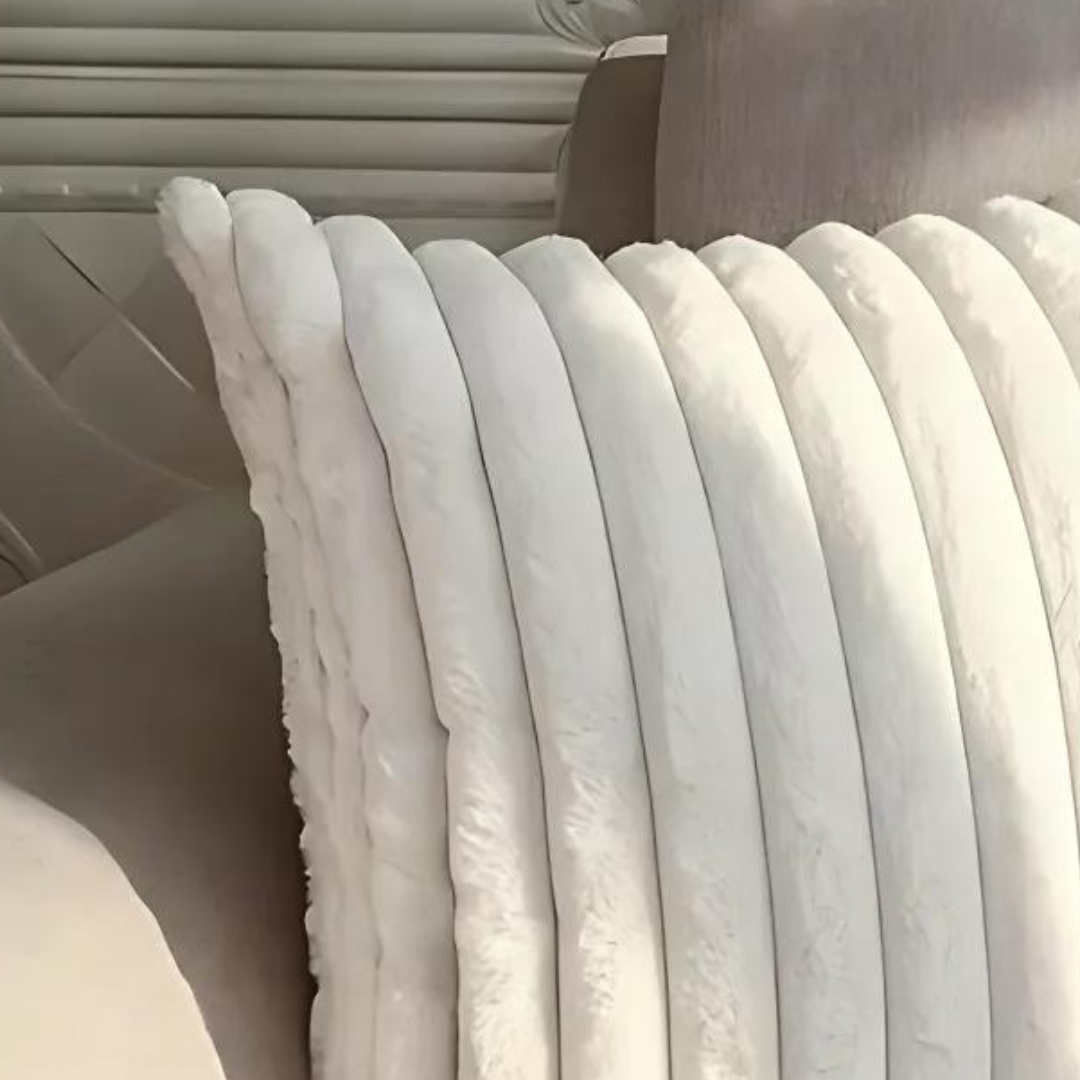 Plush Retro Decorative Cushion Cover 