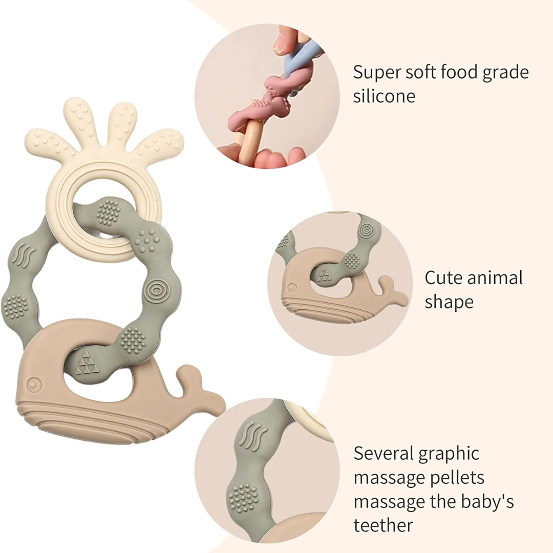 Baby Rattle Teether Toy