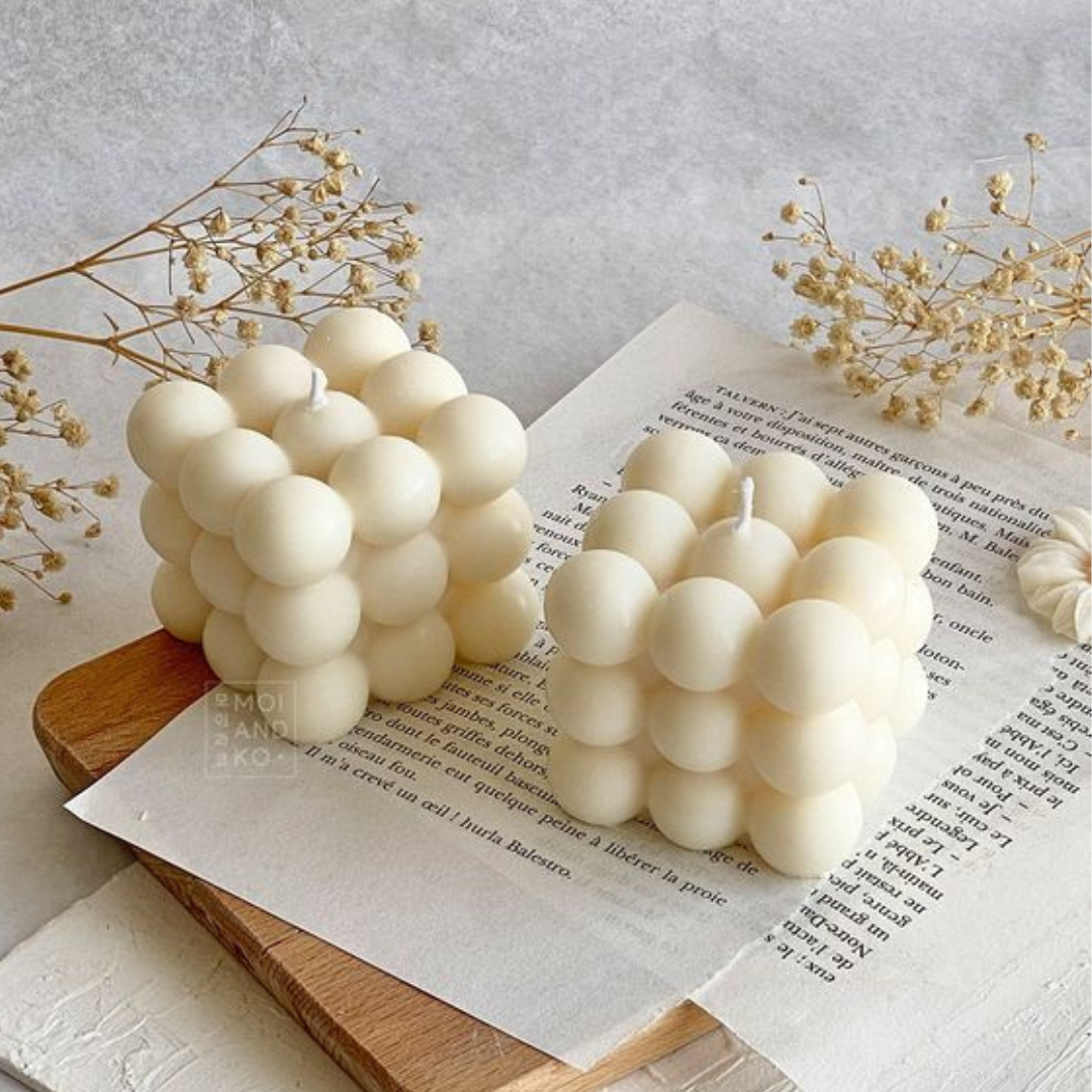 Bubble Cube Aroma Scented Candle