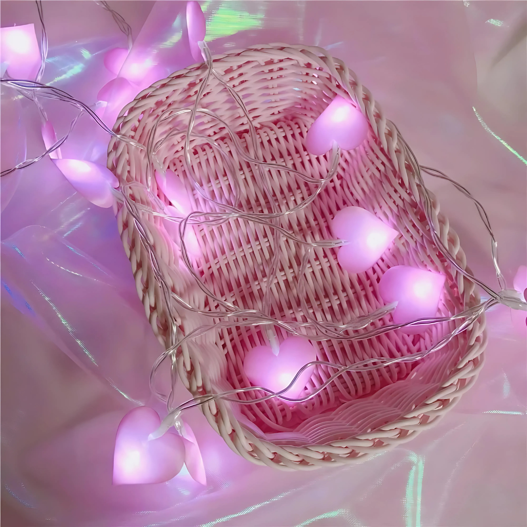 LED Herzen Lichterkette