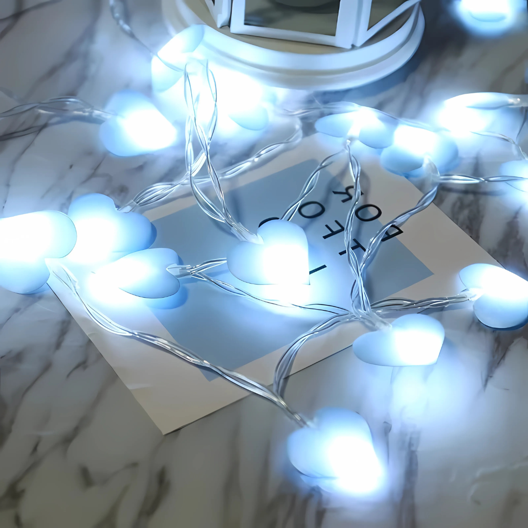 LED Herzen Lichterkette