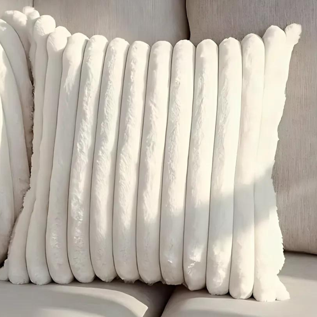Plush Retro Decorative Cushion Cover 