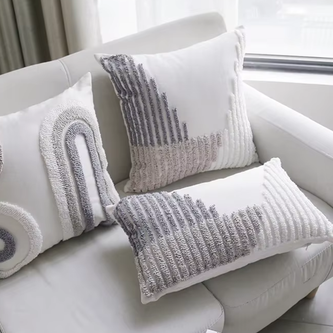 Modern Beige-Grey Cushion