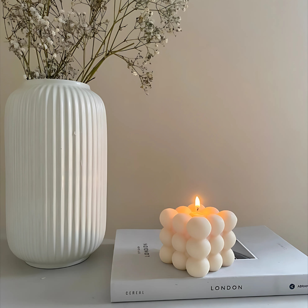 Bubble Cube Aroma Scented Candle