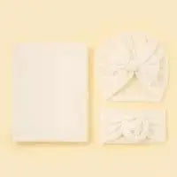 Baby Waffle Knit Turban Set
