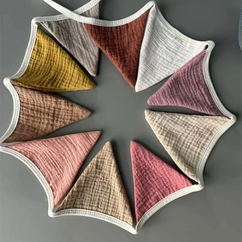 Cotton Garland Bunting for Baby Room –