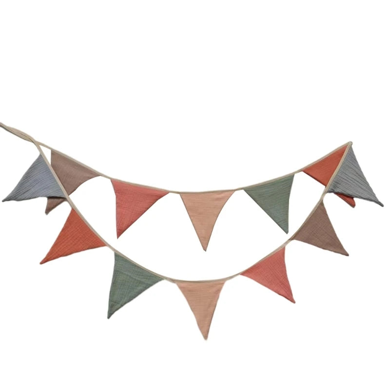 Cotton Garland Bunting for Baby Room –