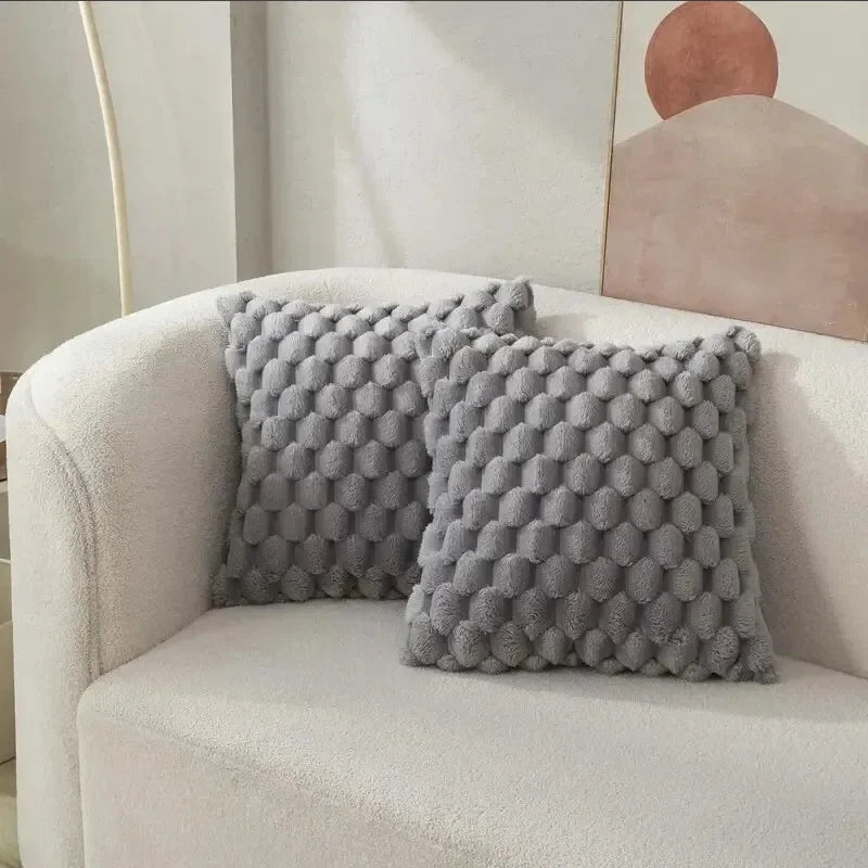 3D Soft Plush Cushion Cover