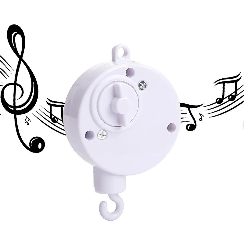 Baby Crib Mobile White Star