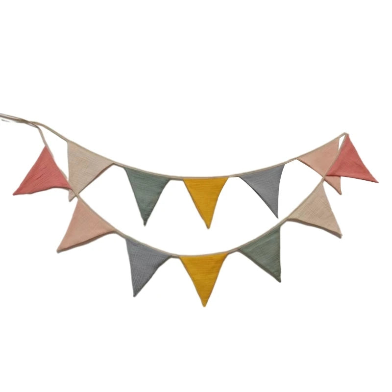 Cotton Garland Bunting for Baby Room –