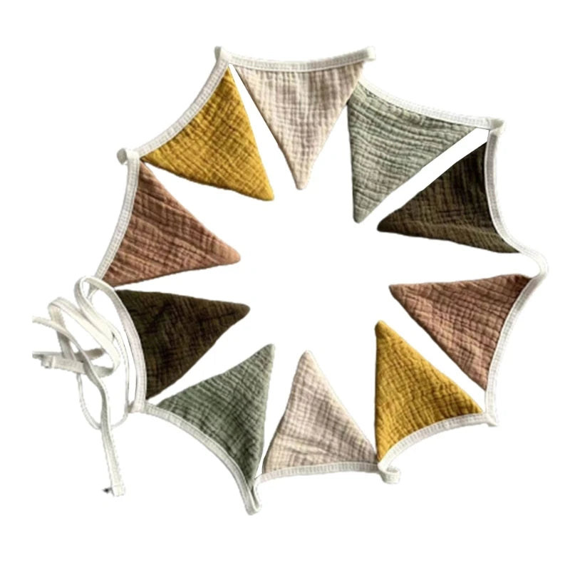 Cotton Garland Bunting for Baby Room –