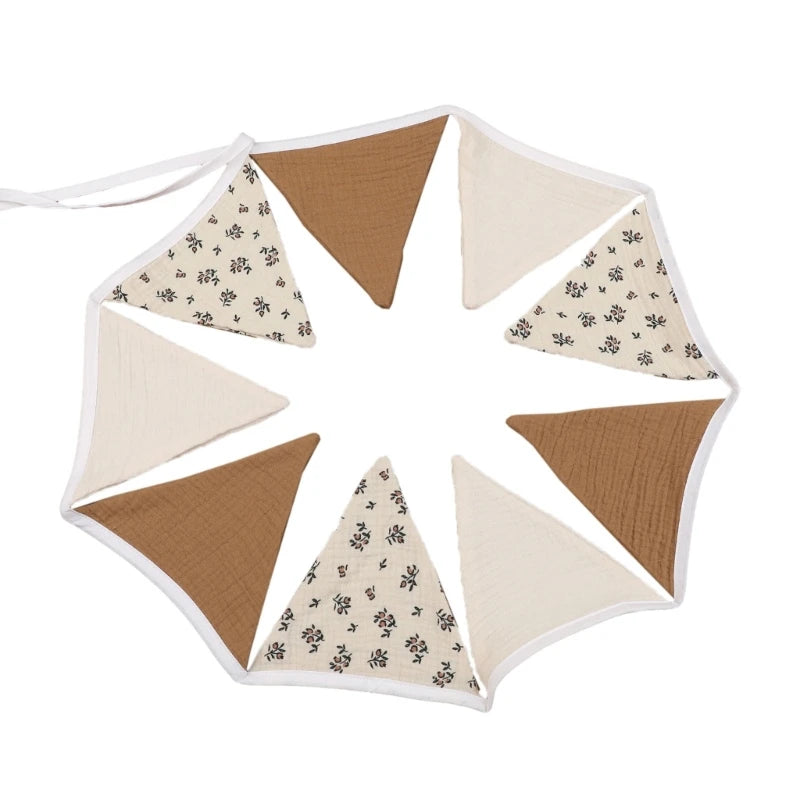Cotton Garland Bunting for Baby Room –