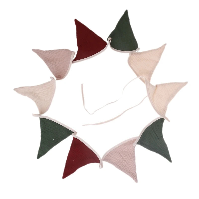 Cotton Garland Bunting for Baby Room –