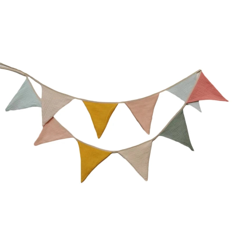 Cotton Garland Bunting for Baby Room –