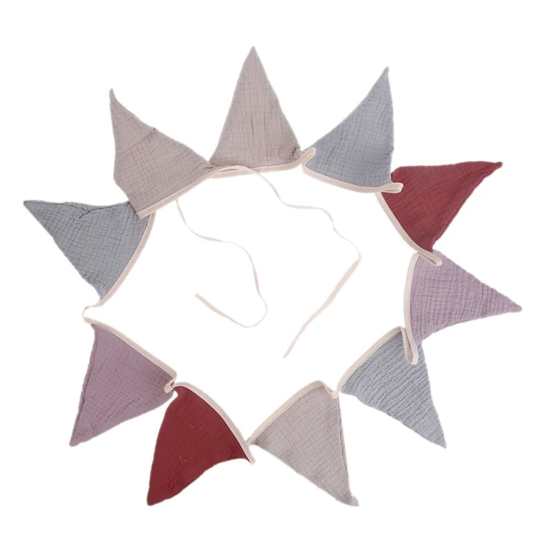 Cotton Garland Bunting for Baby Room –
