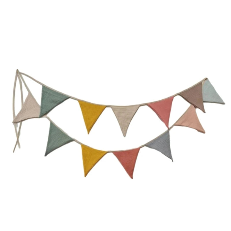 Cotton Garland Bunting for Baby Room –