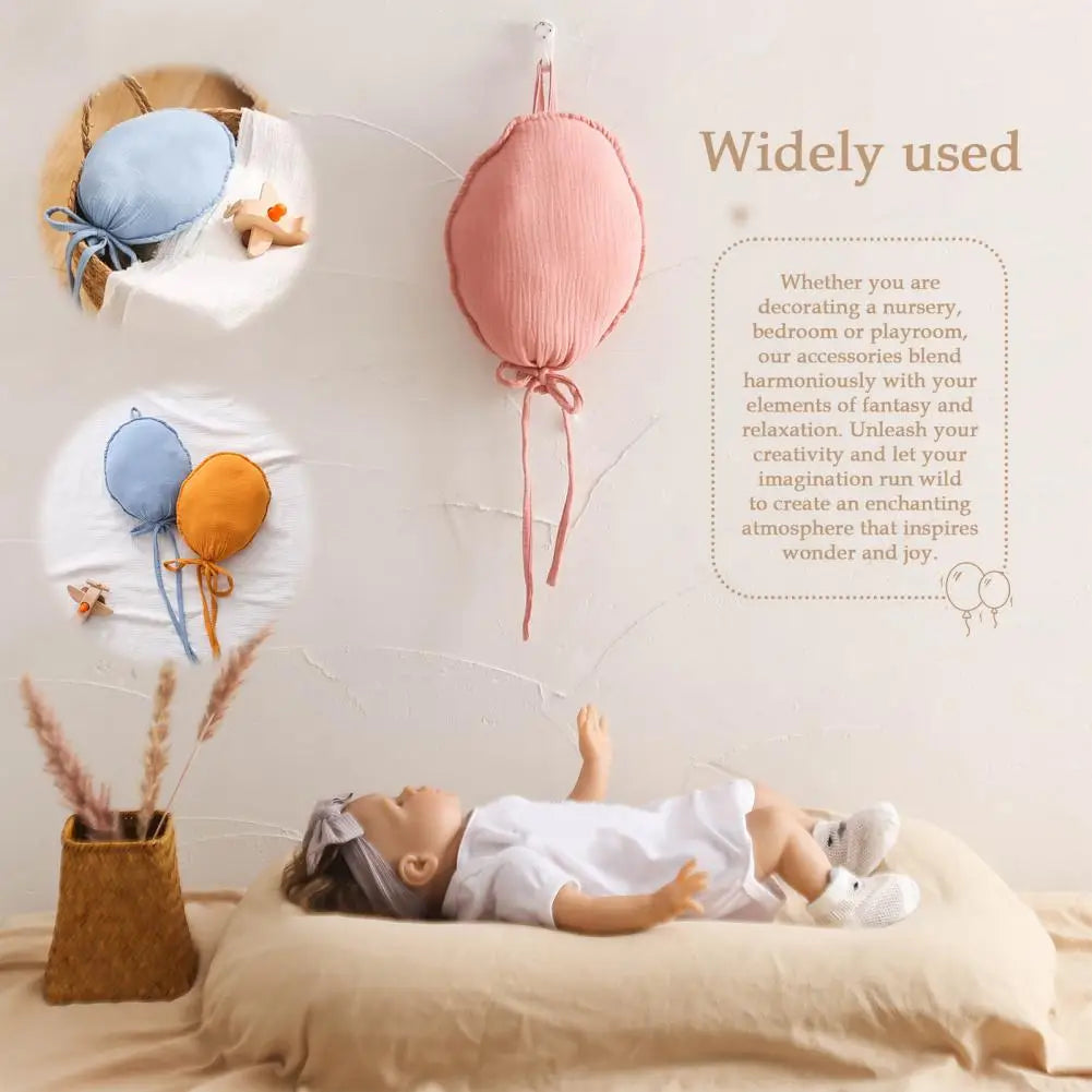 Soft Fabric Balloon Decoration for Baby Nursery