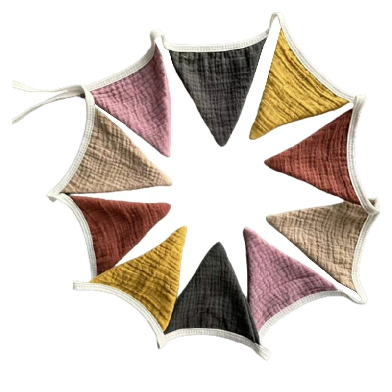 Cotton Garland Bunting for Baby Room –